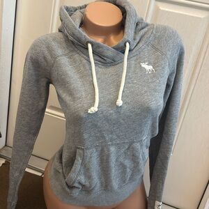 Y2K abercrombie & fitch a&f hoodie top sweatshirt size XS nwt